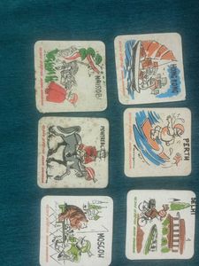 Vintage Travel air india Coasters Collection