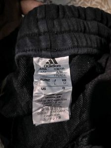 Adidas Black Joggers with Number 7