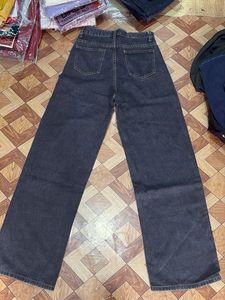 Women's Dark Wash Wide Leg Jeans