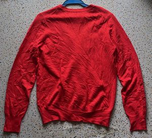 Red Cardigan Sweater