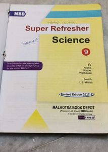 Class-9 MBD Science Book