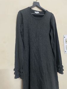 Chic Dark Grey Dress