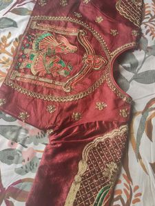 Beautiful Embroidered Silk Blouse