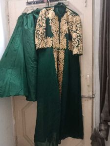 gown with skirt