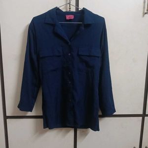 Stylish Navy Blue Shirt