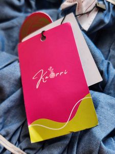 Smocked Off-Shoulder Denim Top