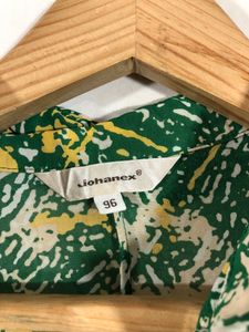 Green Printed Shirt