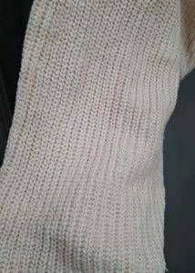 Cream Knit Cropped Cardigan