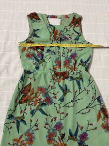 Floral Print A-Line Dress