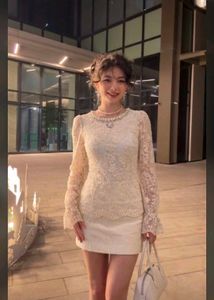 Elegant Lace luxe top  size M