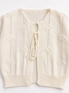 Korean Cream Knit Cardigan | Never Worn | Like New
