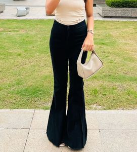 Forever 21 Flared Black Corduroy Pants