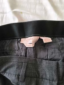 Grey low waist flared Pants
