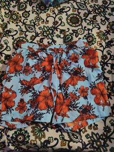 Floral Print Women's Shorts