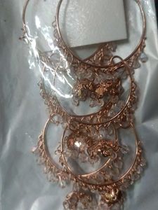 Boho Crystal Hoop Earrings