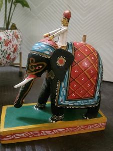 Hand Crafted Wooden Elephant