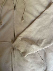 H&amp;M Beige Zip-Up Hoodie