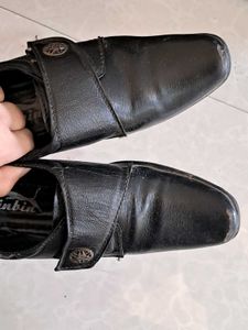 kid's Black Formal Shoes