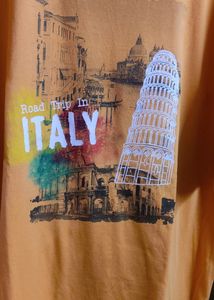 Strip Line Orange T-shirt