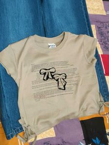Cute Bow Graphic T-Shirt