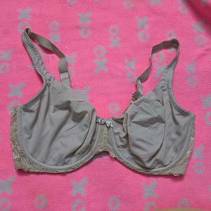Women's Beige 🤎Lace Trim Bra