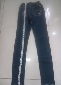 Dark Wash Embroidered Jeans