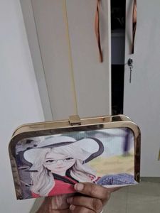 Cute Cartoon Print Clutch