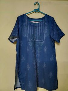Blue Printed Kurta