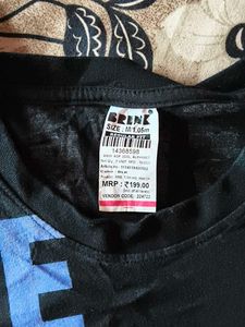 Graphic Print Black T-Shirt