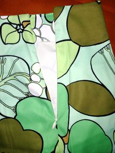 Floral Green Mini Skirt