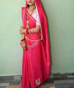 Beautiful Pink Silk Saree