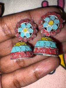 Bohemian Jhumka Earrings
