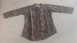 Stylish Brown Print Shirt