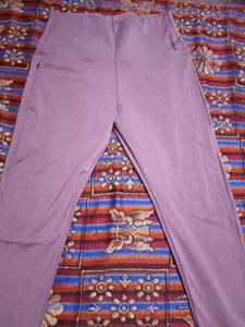 Reebok Women's Purple Athletic Leggings