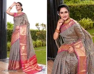 BranNew BeautifulSoftKanjivaramSilk BanarasiStyle