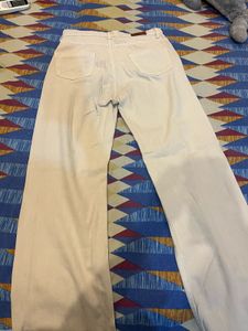 Wide Leg Beige Pants