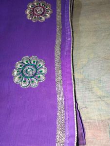 Heavy Purple Saree💜