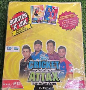 Topps Cricket Attax 2016 Strips Pack of 20