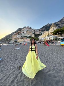 Stunning Yellow Maxi Dress