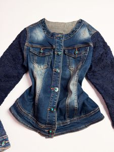 Lace Denim Jacket