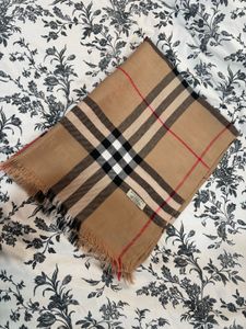 Burberry Classic designer Plaid shawl