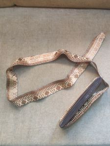 Golden Brown Colour Saree Border