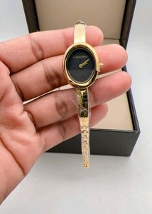 Calvin Klein Women's Oval Rose Gold Watch premium