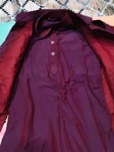 Men's Sequined Kurta Set 3pc