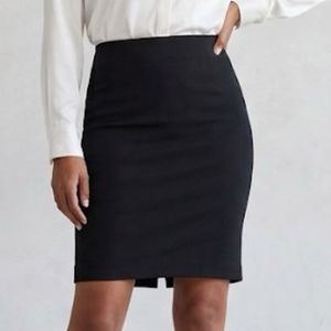 Classic Black Pencil Skirt