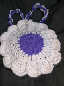 Crochet Flower Bag - Handmade
