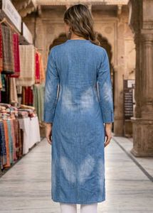 Stylish Denim Kurta