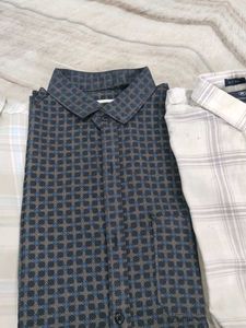 Classic White Textured Dress Shirt
