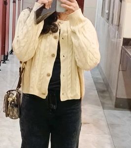 Cozy Pastel Cable Knit Cardigan