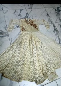Elegant Embroidered Maxi Gown